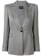 Giorgio Armani Jacquard Blazer - Grey