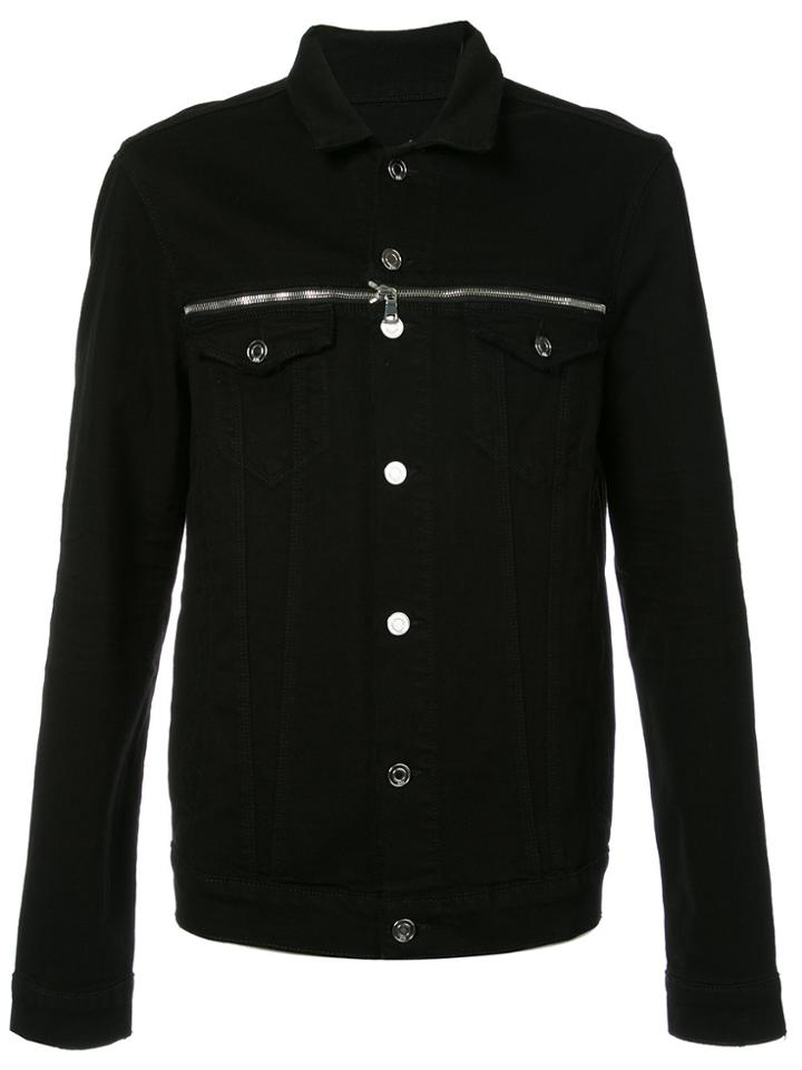 Rta Zip Detail Jacket - Black