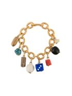 Marni Dice Charm Bracelet - Gold