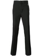Prada Belted Slim Trousers - Black