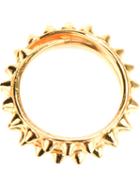 Tom Binns Double Pyramid Stud Ring, Women's, Metallic, Other Fibres