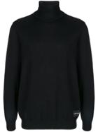 Calvin Klein Jeans Turtleneck Jumper - Black