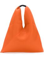 Mm6 Maison Margiela Perforated Triangle Tote - Yellow & Orange