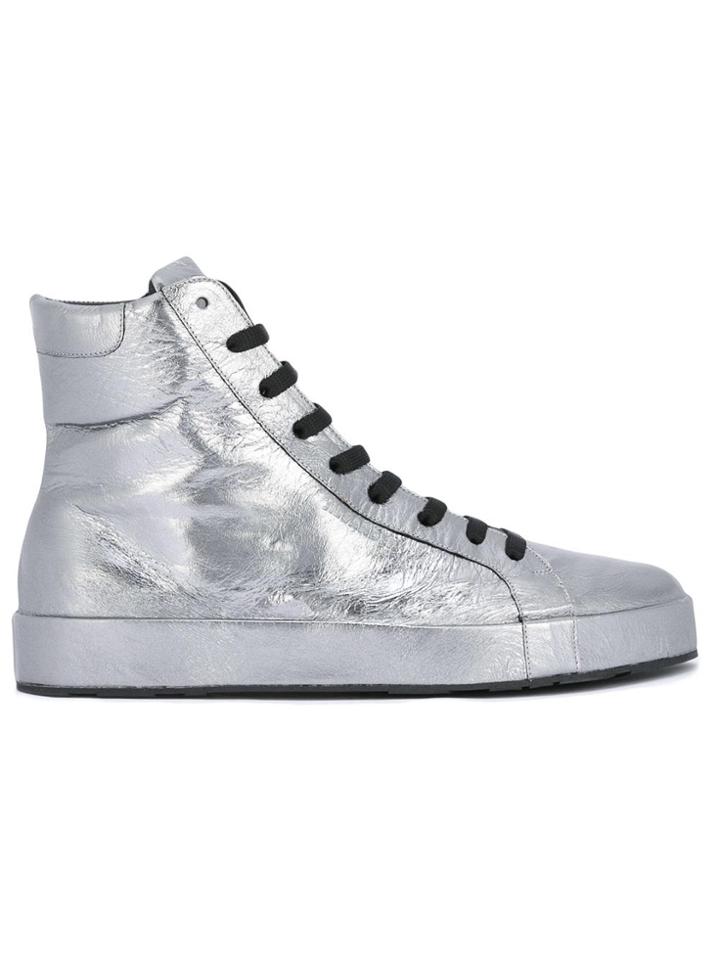 Jil Sander Metallic Hi-tops