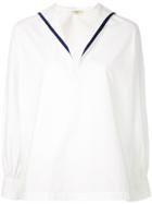 Bellerose Sailor Collared Shirt - White