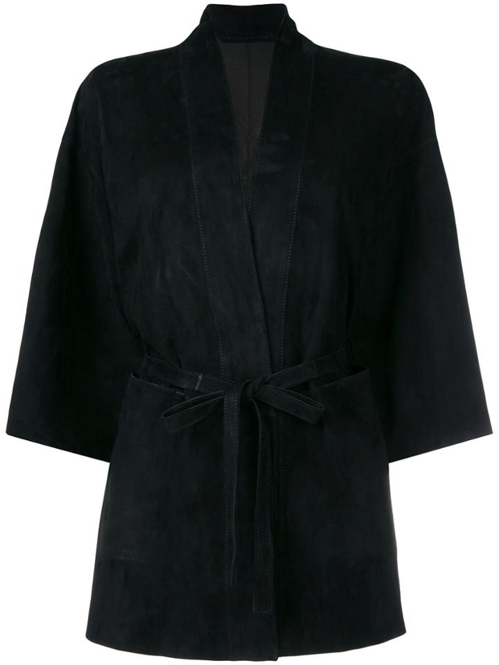 Salvatore Santoro Belted Jacket - Black