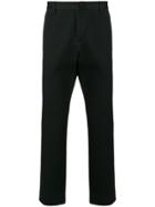 Gucci Logo Stitched Tailored Trousers - Black