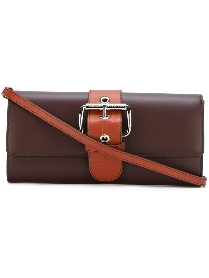 Vivienne Westwood Cilinder Clutch Bag, Women's, Red