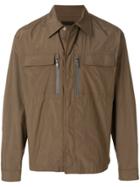 Prada Buttoned Lightweight Jacket - Brown