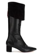 Andrea Bogosian Foldover Boots - Black