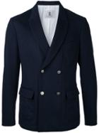 Double Breasted Blazer - Men - Polyamide/virgin Wool - 52, Blue, Polyamide/virgin Wool, Kent & Curwen