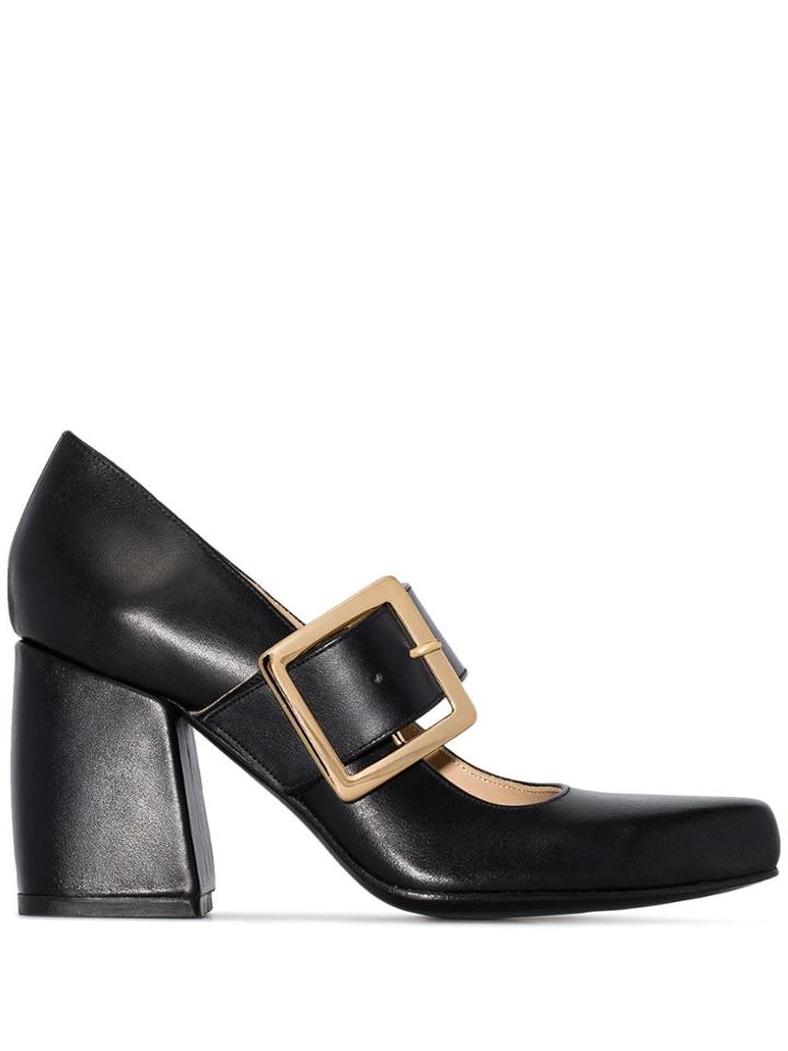 Roker Melvin 90 Buckled Pumps - Black