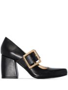 Roker Melvin 90 Buckled Pumps - Black