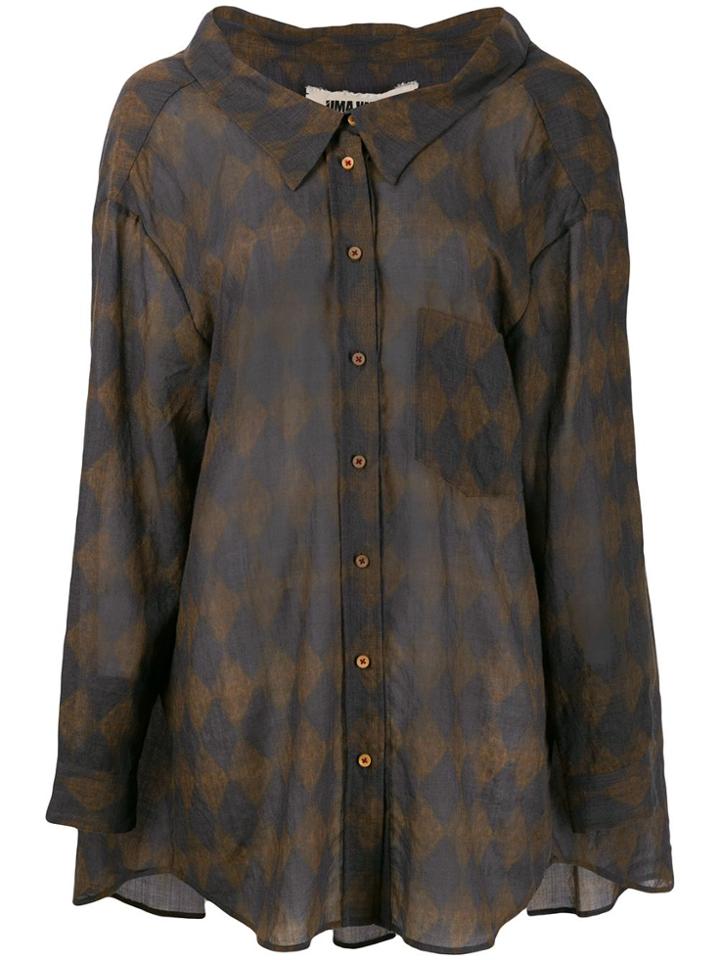 Uma Wang Taren Blouse - Blue