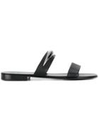 Giuseppe Zanotti Design Randall Slider Sandals - Black