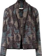 Cecilia Prado Open Front Tricot Cardigan, Women's, Size: P, Black, Acrylic/viscose