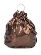 Mm6 Maison Margiela Ring Handle Bucket Bag - Brown