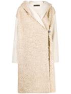 Phisique Du Role Reversible Faux-shearling Coat - Neutrals