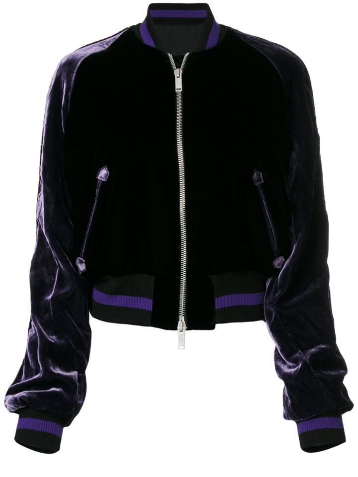 Unravel Project Velvet Bomber Jacket - Unavailable