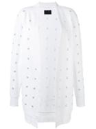 Rta - Patterned Cardigan - Women - Cotton - Xs, White, Cotton