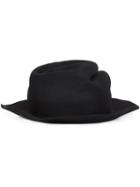 Horisaki Design & Handel 'easy Burnt' Fur Felt Hat, Adult Unisex, Size: Medium, Black, Beaver Fur