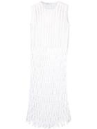 Rosetta Getty Oversized Crocheted Tank, Women's, Size: 4, White, Cotton/polyamide