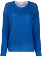 Majestic Filatures Relaxed-fit Knit Jumper - Blue