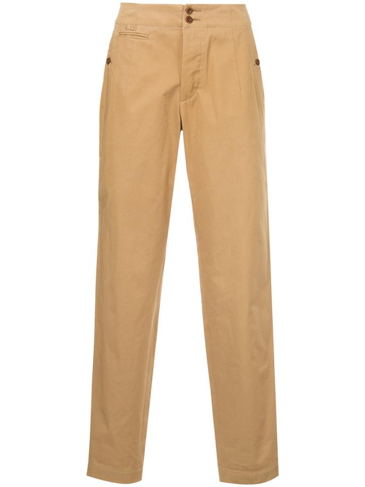 Kolor Casual Straight-leg Chinos - Brown