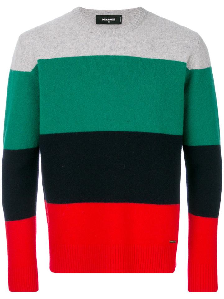 Dsquared2 Colour Block Jumper - Multicolour
