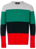 Dsquared2 Colour Block Jumper - Multicolour