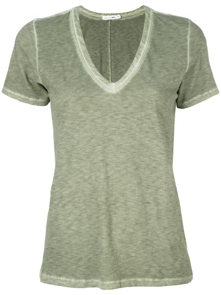 Rag & Bone V-neck T-shirt - Green