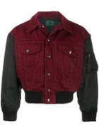 Jean Paul Gaultier Pre-owned Denim Bomber Jacket - Red