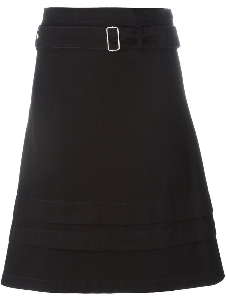 Romeo Gigli Vintage Belted A-line Skirt