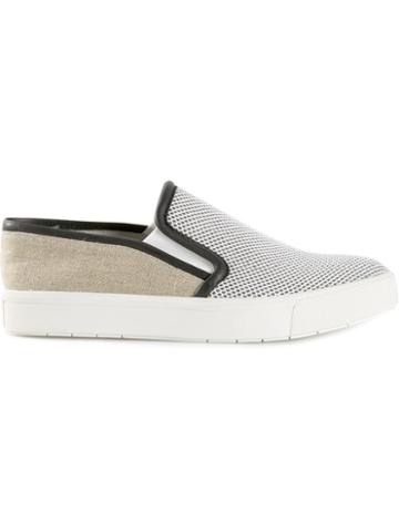 Vince Mixed Texture Slip Ons