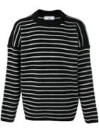 Ami Alexandre Mattiussi - Oversized Crewneck Sweater - Men - Wool - M, Black, Wool