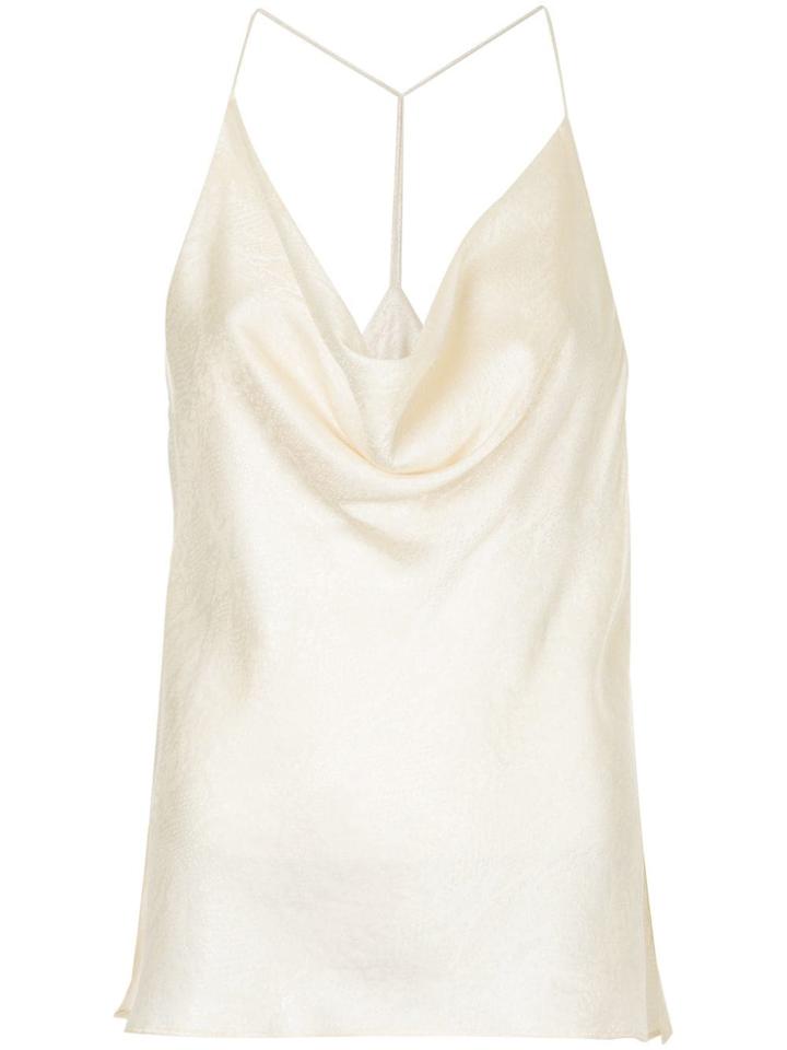 Manning Cartell Draped Spaghetti Strap Top - White