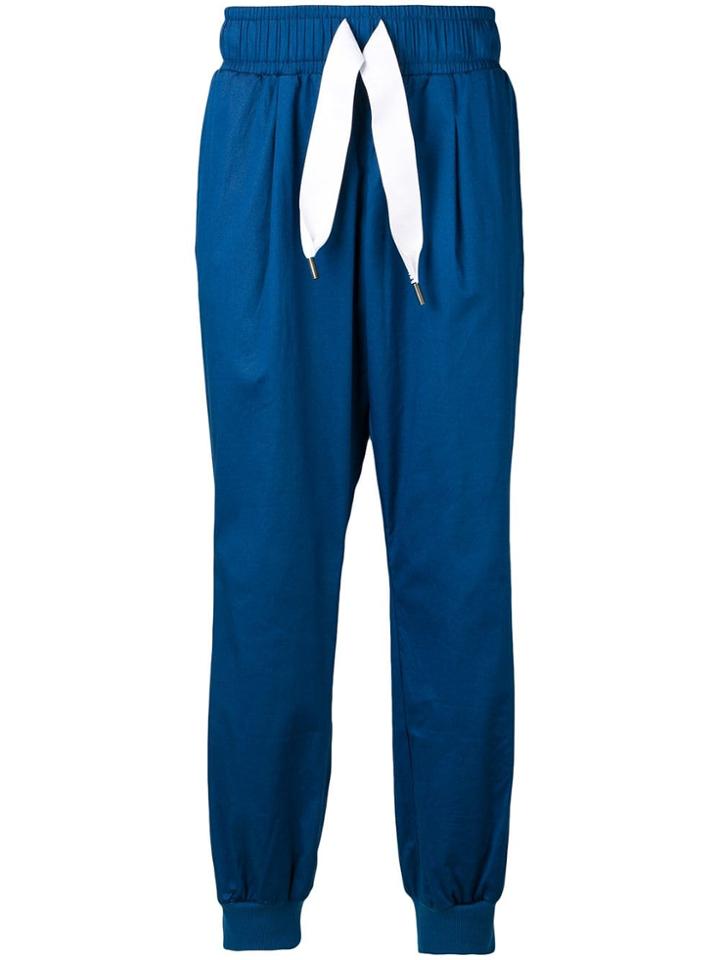 Reebok By Pyer Moss Printed Drawstring Track Pants - Blue