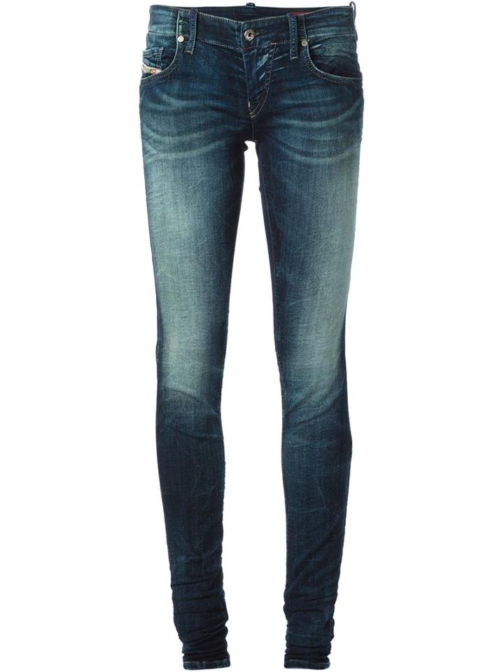Diesel Grupee-ne Jeans, Women's, Size: 23, Blue, Cotton