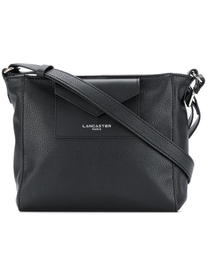 Lancaster Front Pocket Shoulder Bag - Black