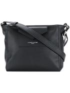 Lancaster Front Pocket Shoulder Bag - Black