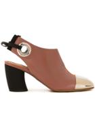 Proenza Schouler Toe Cap Booties - Brown