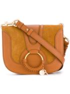 See By Chloé - Hana Crossbody Bag - Women - Cotton/goat Skin/suede - One Size, Brown, Cotton/goat Skin/suede