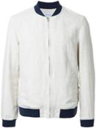 Venroy Front Pockets Bomber Jacket, Men's, Size: Xl, Cotton/linen/flax