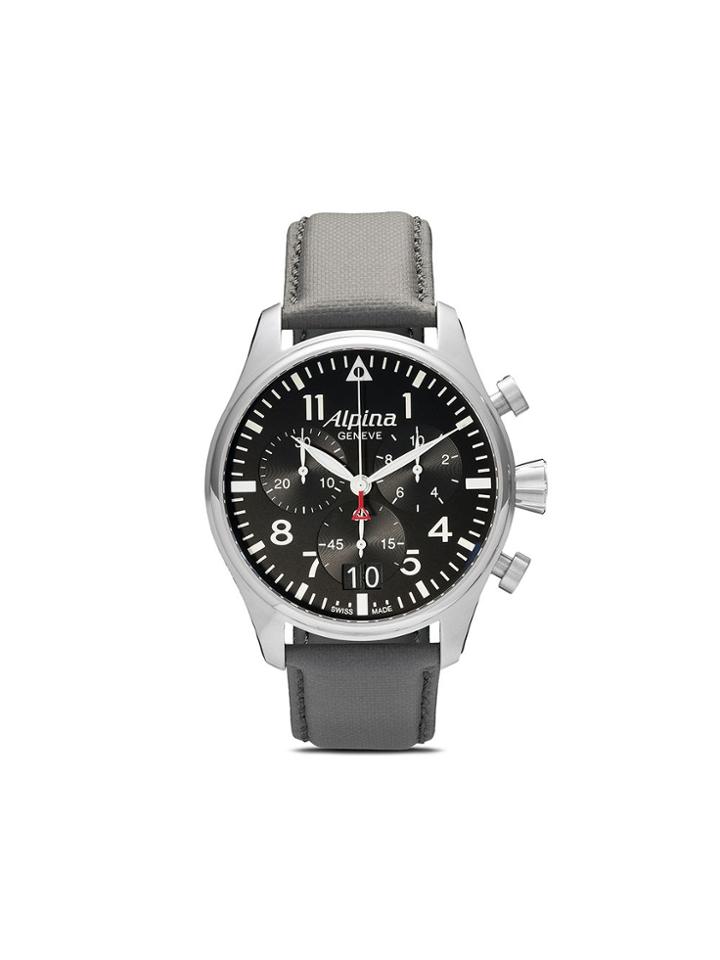Alpina Startimer Pilot Big Date Chronograph 44mm - Black