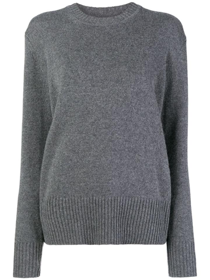 Calvin Klein Round Neck Jumper - Grey