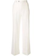 Giambattista Valli Wide Leg Trousers - White