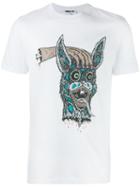 Mcq Alexander Mcqueen Bring Me The Head Of Bunny T-shirt, Men's, Size: Medium, White, Cotton