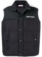 Palm Angels Logo Padded Gilet - Black