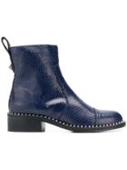 Zadig & Voltaire Empress Clous Ankle Boots - Blue