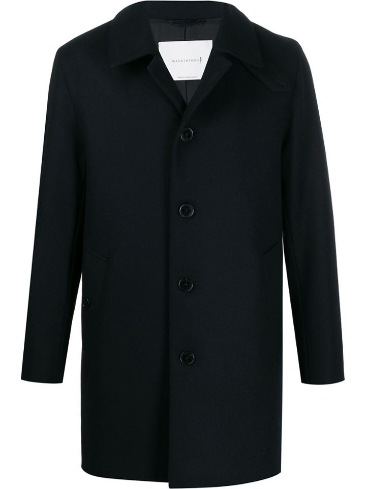 Mackintosh Dunoon Button-through Coat - Blue